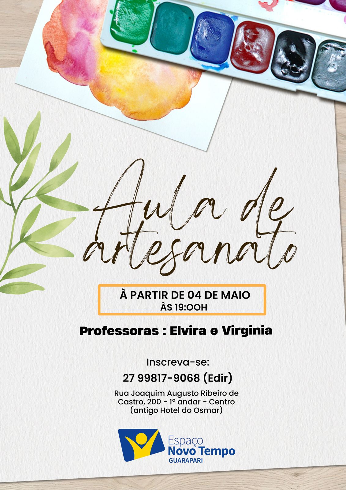 Aula de Artesanato
